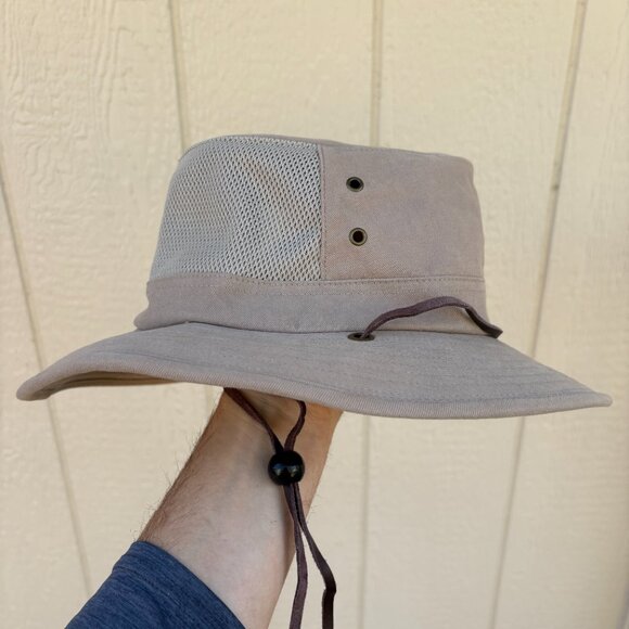 Duluth Trading Crusher Outback Hat Men's Large Tan Outdoor Safari Packable - Picture 5 of 9